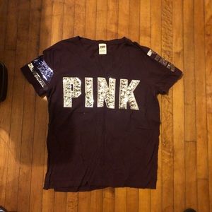 Oversized Dark Purple Sparkly Shirt